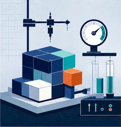 Modular software components being calibrated in an upgrade laboratory
